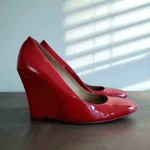 Tara Subkoff for Easy Spirit Red Patent Wedges 6.5